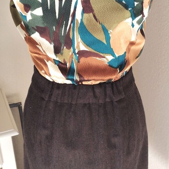 Anthropologie Tabitha Silk and Tweed Dress - Picture 7 of 11